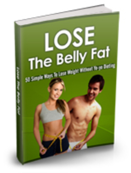 Product picture Lose the belly fat ebook with web page
